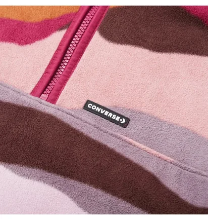 Кофта женская Converse Polar Fleece Printed Popover Multi 10025678-535