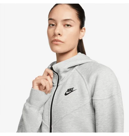 Толстовка женская Nike Sportswear Tech Fleece Windrunner Full-Zip Hoodie Grey FB8338-063