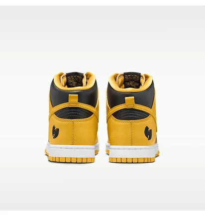 Кросівки чоловічі Nike Dunk High Retro Premium MenS Shoes Black/Yellow HJ4320-001