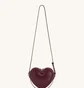 Сумка жіноча JW PEI Arlene Heart Shaped Bag Bordo BB2024BG97376JWP