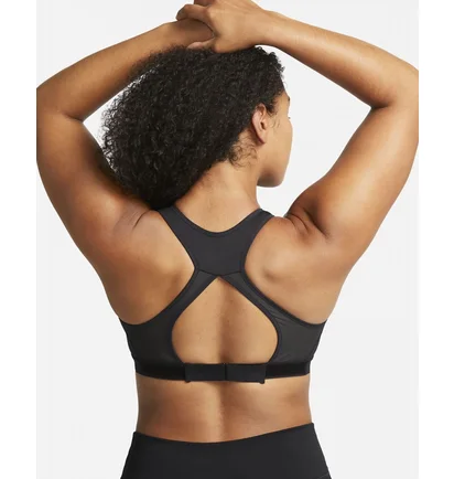 Топ женский Nike Womens High-Support Non-Padded Adjustable Sports Bra Black Dd0428-010