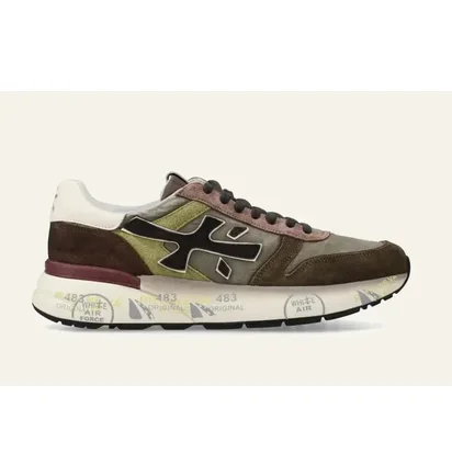 Кроссовки мужские Premiata Mick Olive/Brown VAR-7717