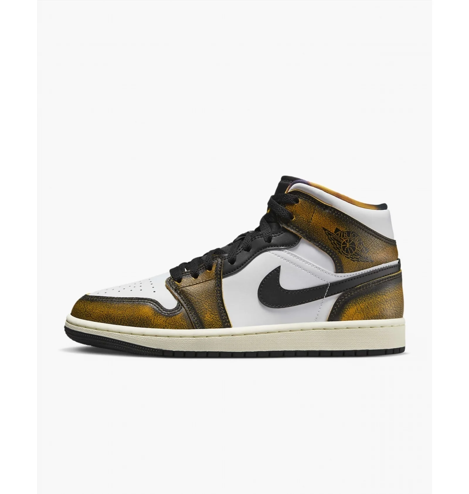 ᐉ Кроссовки мужские Air Jordan 1 Mid Se White/Green Dq8417-071