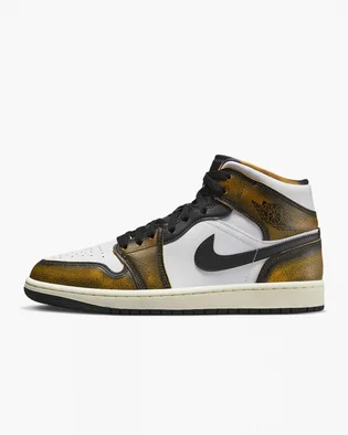 Кроссовки мужские Air Jordan 1 Mid Se White/Green Dq8417-071