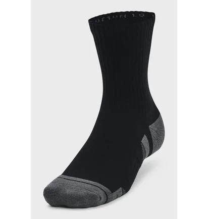 Носки унисекс Under Armour Performance Cotton Black (3 пары) 1379530-001