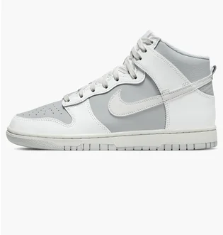 Кроссовки мужские Nike Dunk High Retro White/Grey Dj6189-100