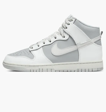 Кроссовки мужские Nike Dunk High Retro White/Grey Dj6189-100