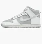 Кроссовки мужские Nike Dunk High Retro White/Grey Dj6189-100
