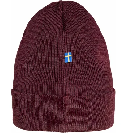 Шапка унісекс Fjallraven Classic Knit Bordo 77368.356