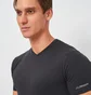 Футболка чоловіча Kappa Mezza Manica Scollo V Grey K1311-ANTRACITE