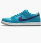Кроссовки унисекс Nike Sb Dunk Low Pro Blue BQ6817-400