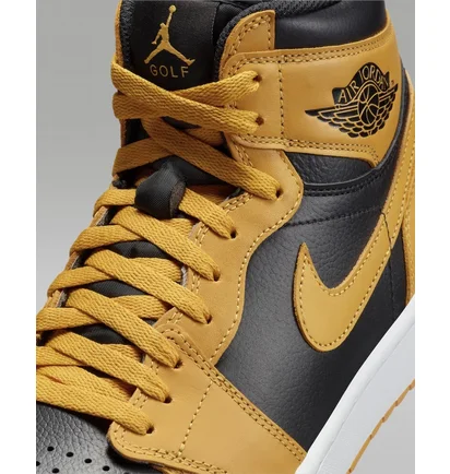 Кроссовки мужские Air Jordan I High G Golf Shoes Yellow/Black DQ0660-700