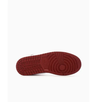 Кросівки чоловічі Air Jordan 1 Mid Se White Dune Red White FJ3458-160
