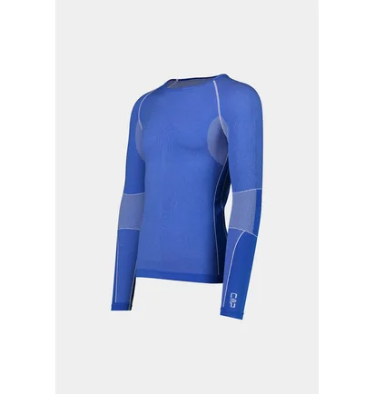 Лонгслів чоловічий CMP Seamless Sweat Blue 3Y97800-N913