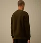 Світшот чоловічий C.P. Company Emerized Diagonal Fleece Olive 19CMSS249A006614G-683