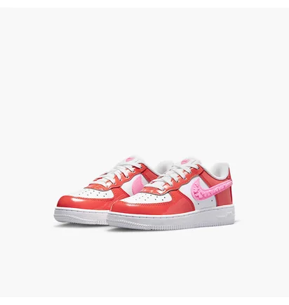 Кроссовки детские Nike Air Force 1 Lv8 1 (Ps) White/Red FD1032-600