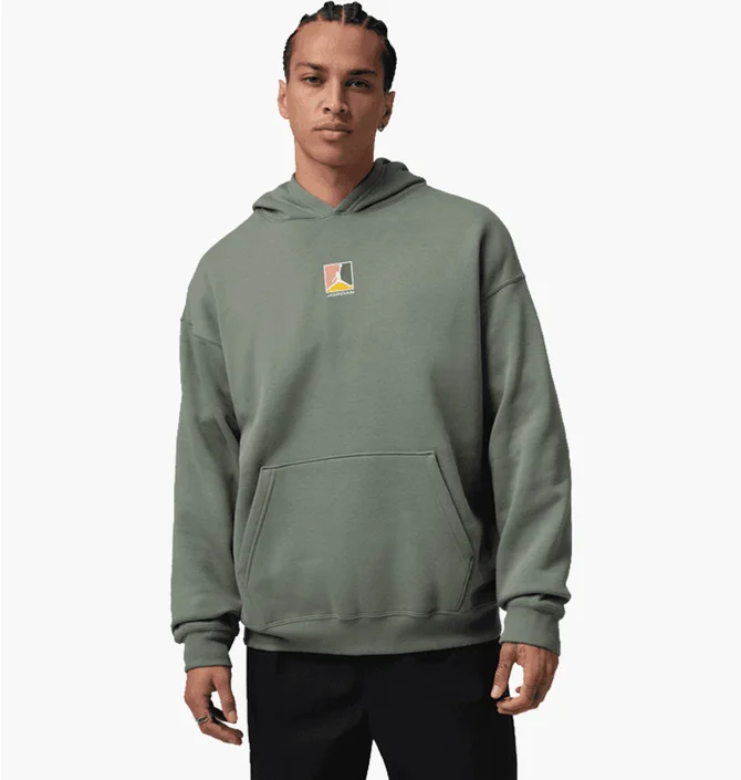 Худи мужское Air Jordan Brooklyn Fleece Green HV0544-351