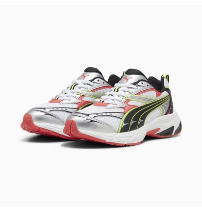 Кроссовки мужские Puma Morphic Sneakers White/Metallic 392724-11