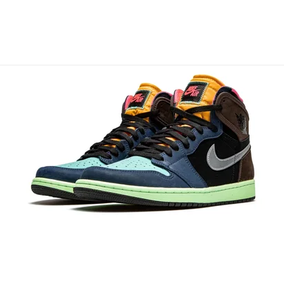 Кроссовки мужские Air Jordan 1 Retro High Og Multi 555088-201