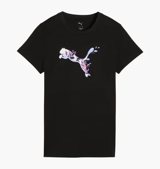 Футболка жіноча Puma Floral Cat Graphic Black 691912-01