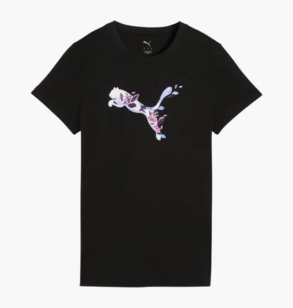 Футболка жіноча Puma Floral Cat Graphic Black 691912-01