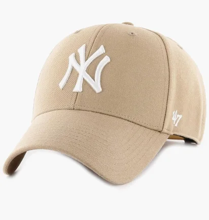 Кепка унисекс 47 Brand Yankees Beige MVPSP17WBP-KH