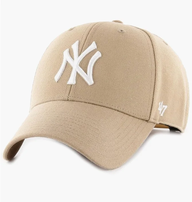 Кепка унисекс 47 Brand Yankees Beige MVPSP17WBP-KH
