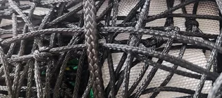 Сетка для волейбола RomiSport Training Volleyball Net 2.7 Мм.Капрон, 8.5 М White/Black SIA000072PE