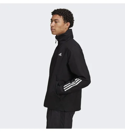 Вітровка чоловіча Adidas Bsc 3-Stripes Rain.Rdy Jacket Black H65773