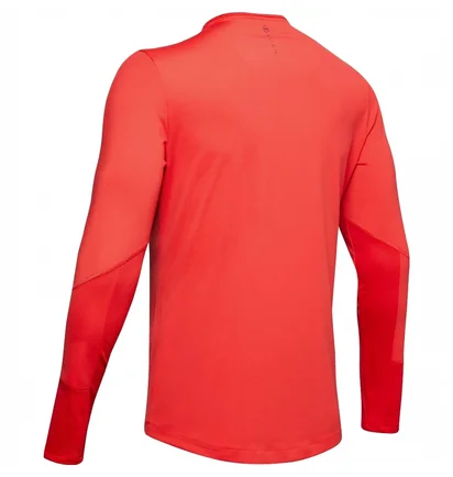 Лонгслив мужской Under Armour Coldgear Rush Mock Long Sleeve Training Top Red 1348052-646
