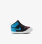 Кроссовки детские Air Jordan 1 Crib Bootienc To Chi Leather Black/Blue At3745-046