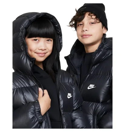 Пуховик дитячий Nike Nsw Tf Rpl Hgh Synfl Black FD2846-011