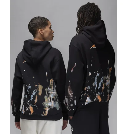 Худи унисекс Air Jordan Artist Series By Jammie Holmes Fleece Pullover Hoodie Black FD7393-010