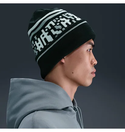 Шапка унісекс Nike Peak Beanie Sc Otdr H25 L Black/Turquoise HQ0355-010