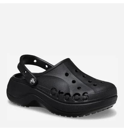 Тапочки женские Crocs Baya Platform Black 208186-001