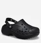 Тапочки женские Crocs Baya Platform Black 208186-001