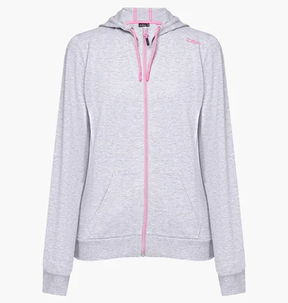 Толстовка женская CMP Jacket Fix Hood White 32D8016M-89UL