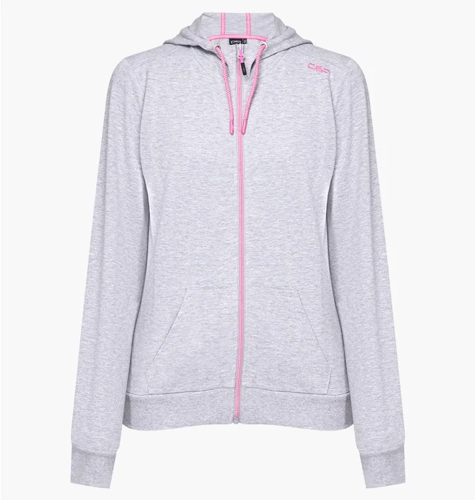 Толстовка женская CMP Jacket Fix Hood White 32D8016M-89UL