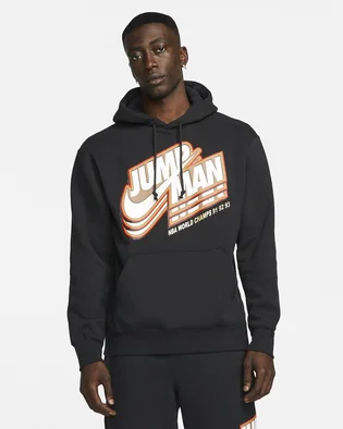 Худі чоловіче Air Jordan Jumpman Black DC9604-010