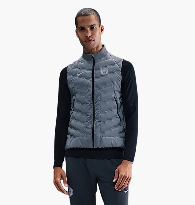 Жилетка мужская Nike Psg Running Division Grey HM4241-027
