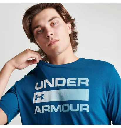 Футболка чоловіча Under Armour Team Issue Wordmark T-Shirt Blue 1329582-426