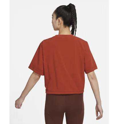 Футболка женская Nike Sportswear Everyday Modern WomenS Woven Boxy Top Orange DQ6182-623