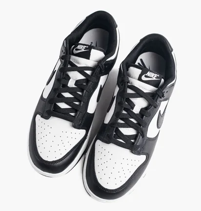 Кросівки чоловічі Nike Dunk Low Retro Black/White Dd1391-100