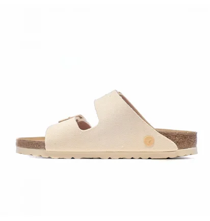 Тапочки жіночі Birkenstock Arizona Tex Canvas Veg Beige 1022679