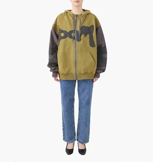Толстовка жіноча PAM Lunacy Olive 3837-MLT
