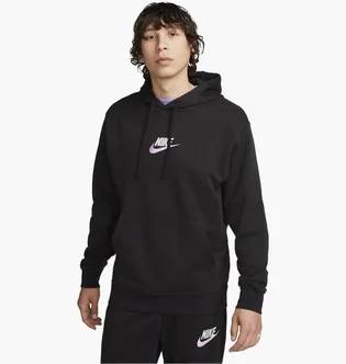 Худи мужское Nike Club Fleece+ French Terry Pullover Hoodie Black FB7788-010