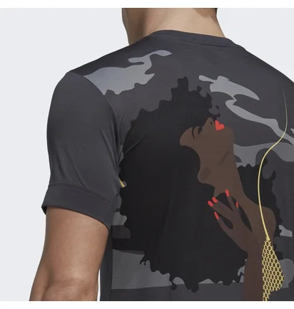 Футболка унісекс Adidas Tennis New York Graphic Tee Grey Hh8774