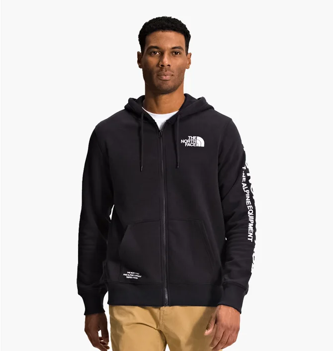 Толстовка мужская The North Face Brand Proud Full Zip Hoodie Black NF0A3Y9G-JK3