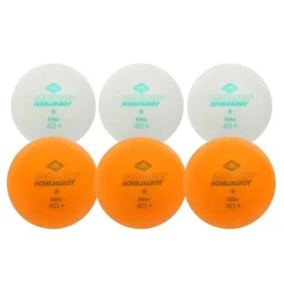М'яч для настільного тенісу Donic Elite Orange/White 608511
