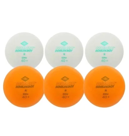 Мяч для настольного тенниса Donic Elite Orange/White 608511